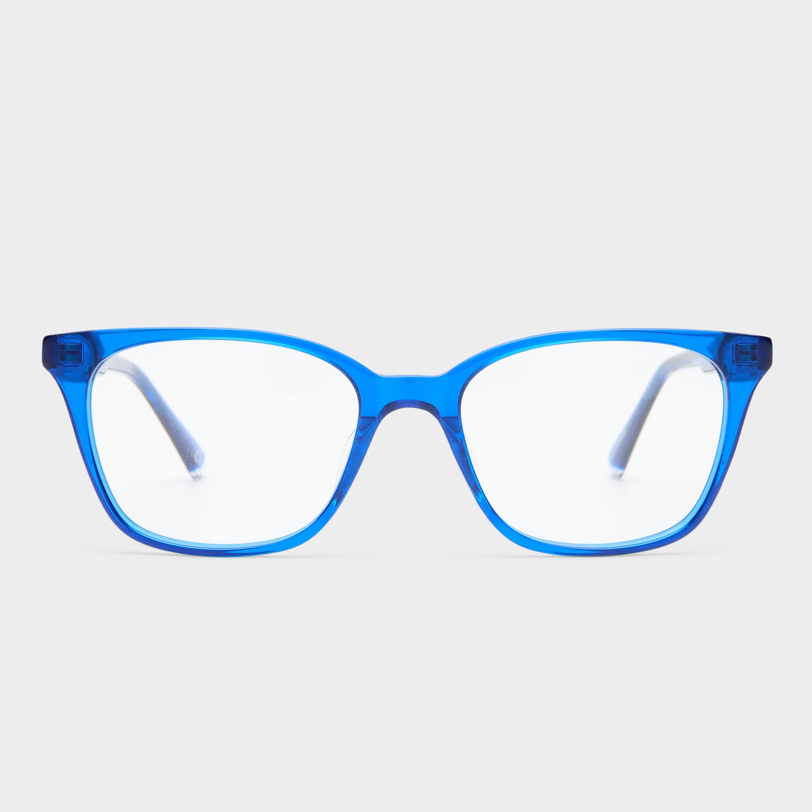 Off Script Cobalt Blue Uni-Sex Cat-Eye Optical Frames | Le Specs