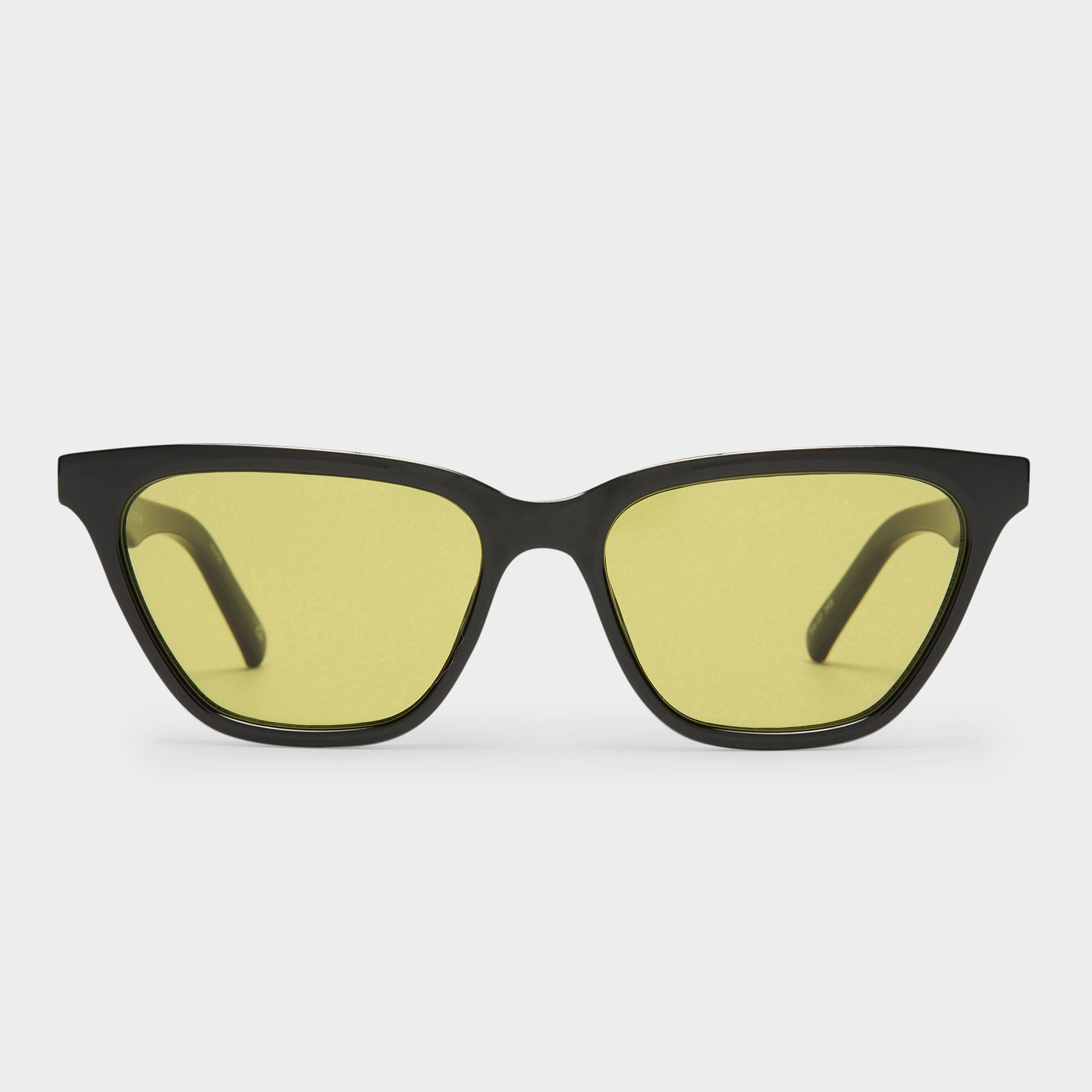 Unfaithful Black Female Cat-Eye Sunglasses | Le Specs