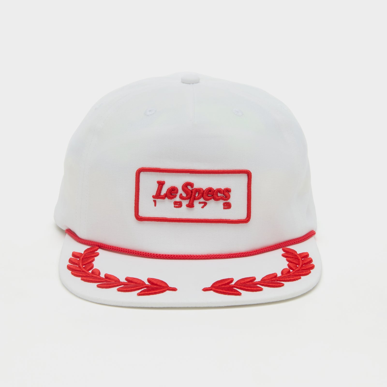 Less26mar8 White Red Uni-Sex Accessories Marketing | Le Specs