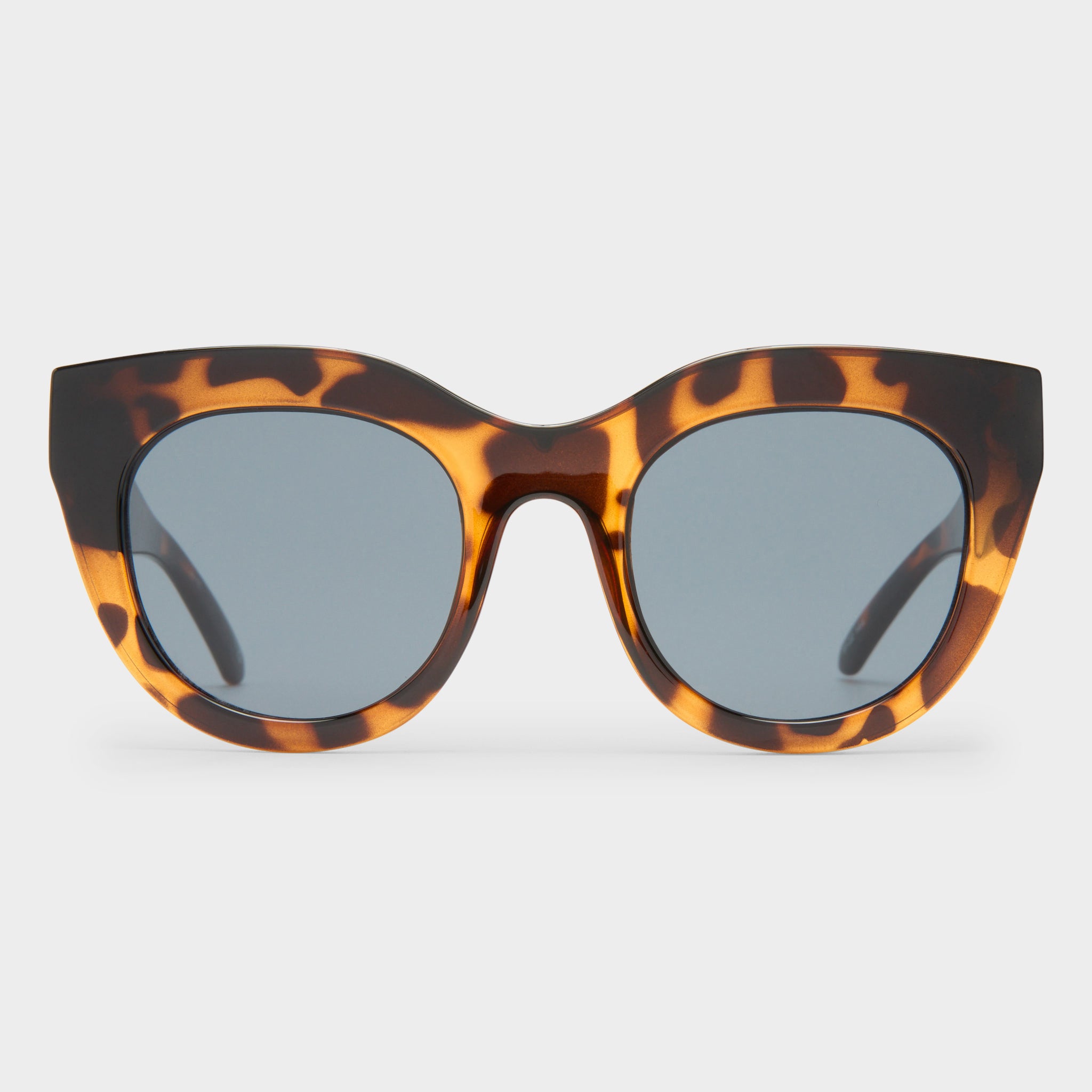Air Heart Black Female Cat-Eye Sunglasses | Le Specs