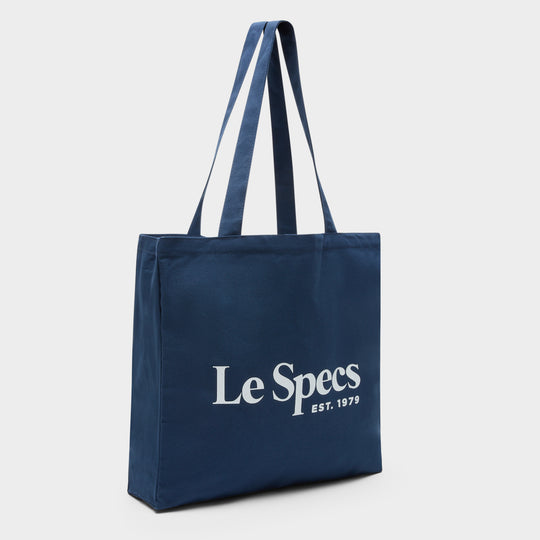 LE SPECS CANVAS TOTE BAG | NAVY