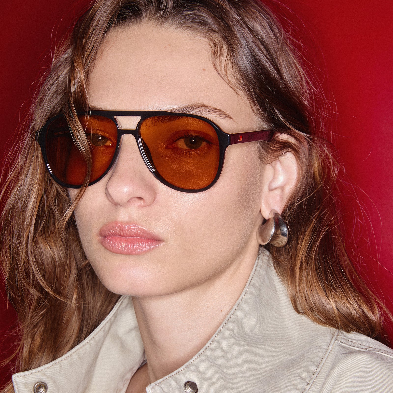 Tragic Magic Black Uni-Sex Aviator Sunglasses | Le Specs