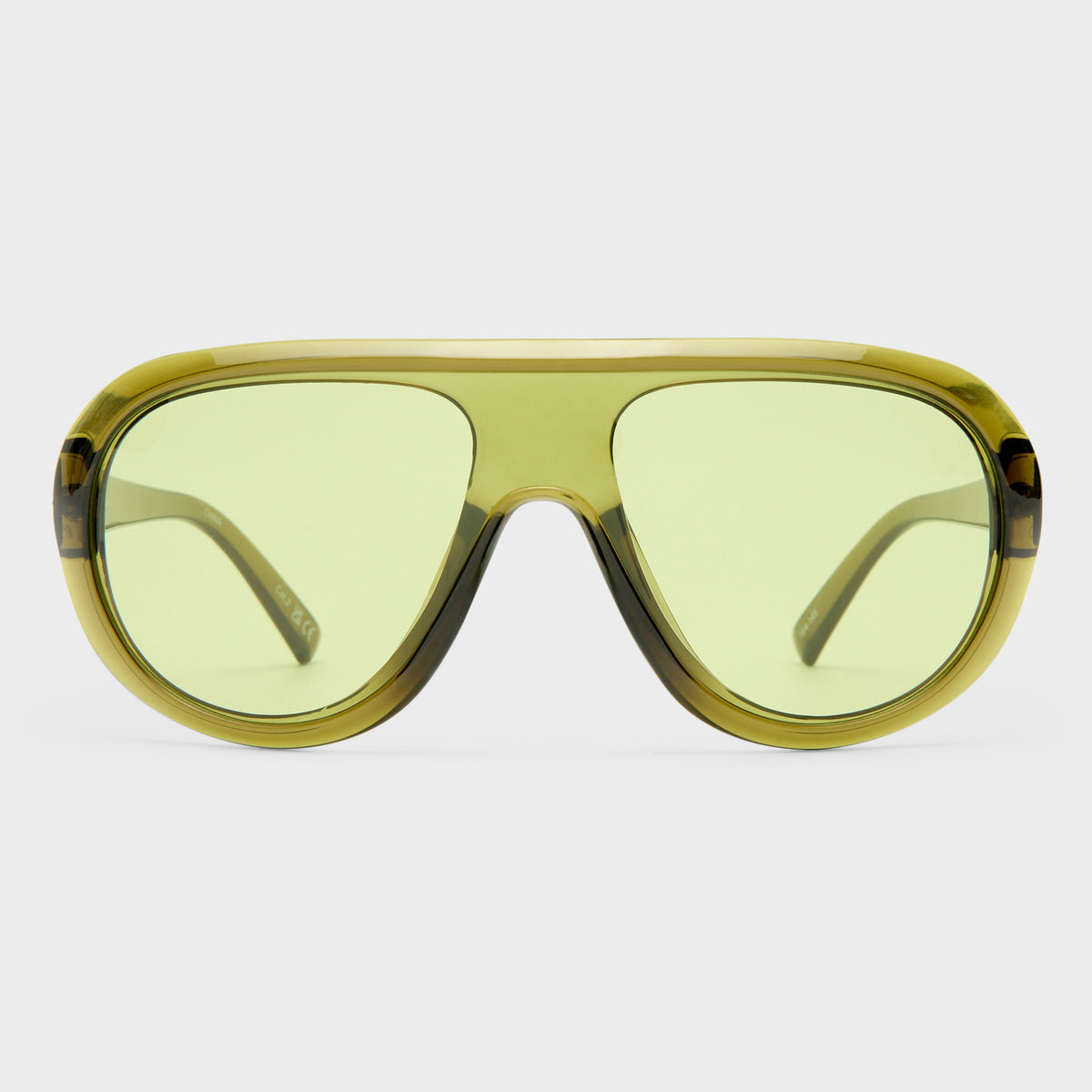 Obsession Wasabi Uni-Sex Shield Sunglasses | Le Specs