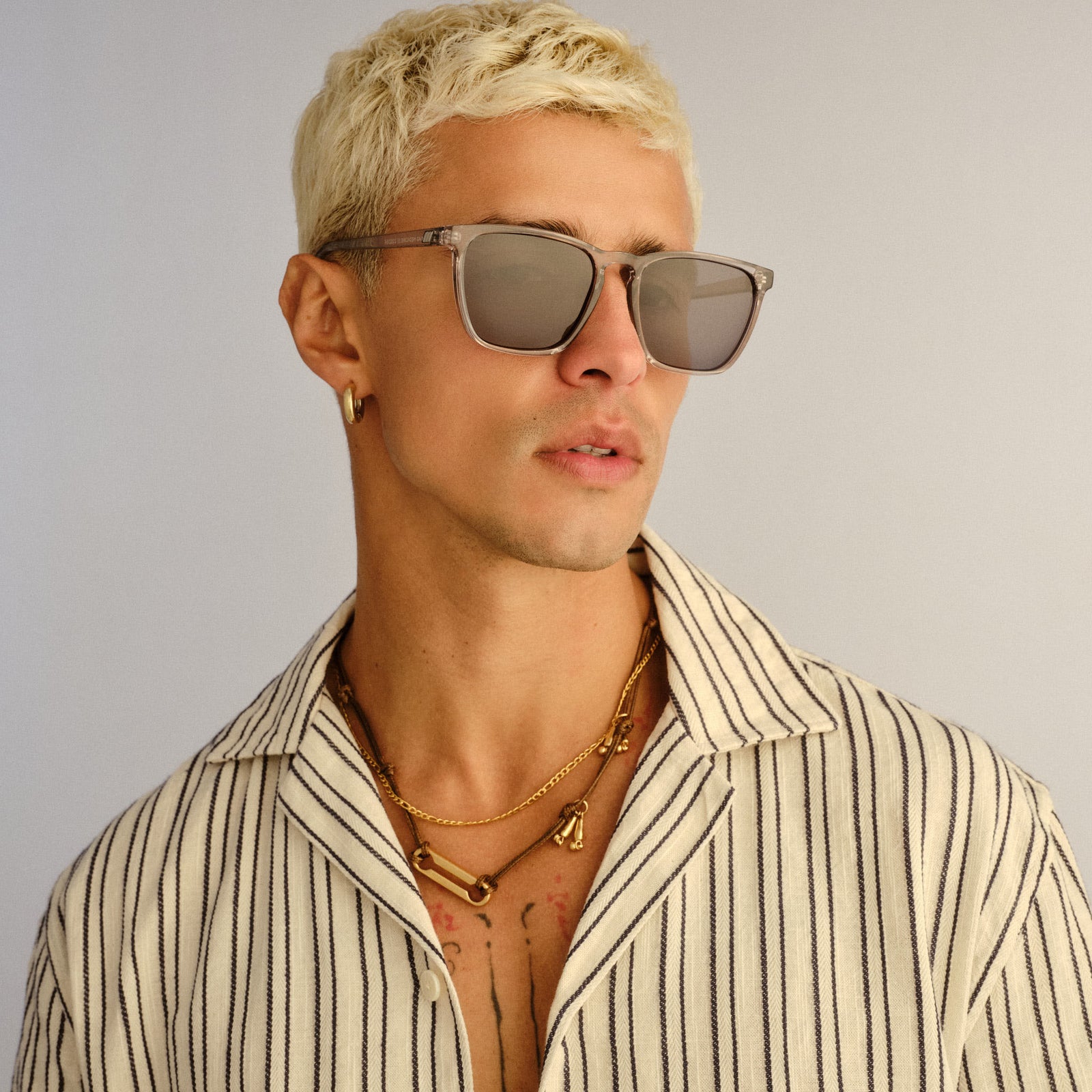 Bad Medicine Pewter Uni-Sex D-Frame Sunglasses | Le Specs