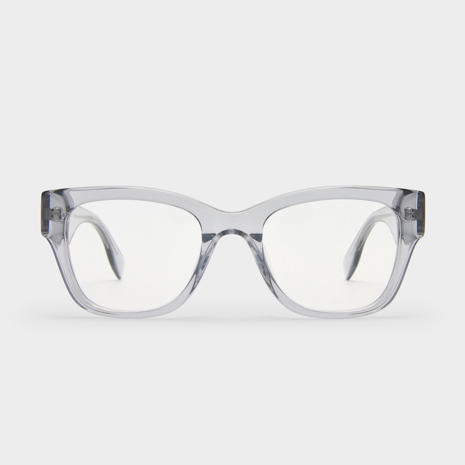 Kaleido 50 Smoke Uni-Sex Square Optical Frames | Le Specs