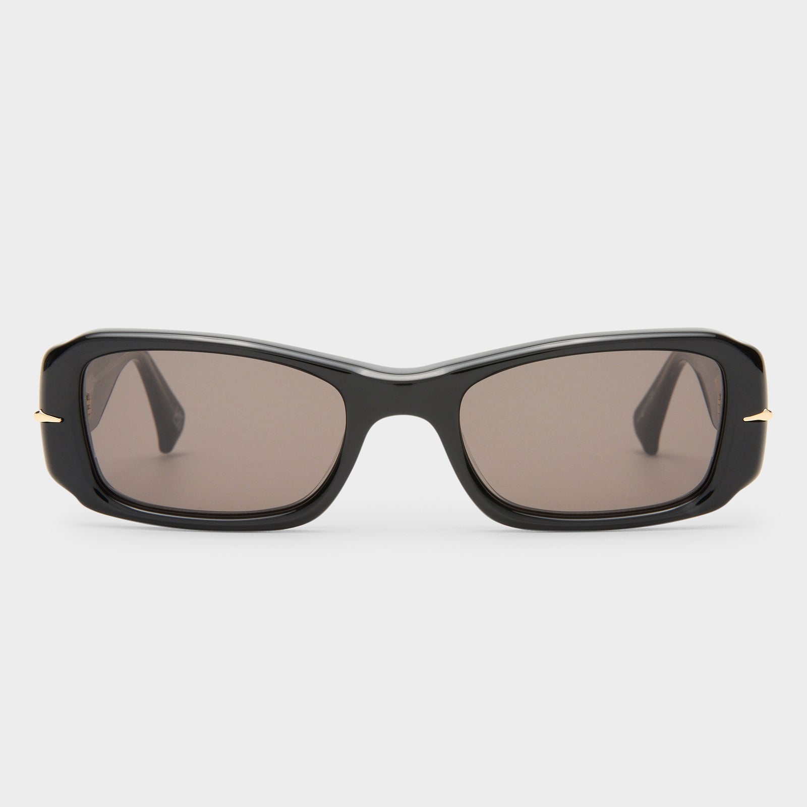 Numero Cuatro Obsidian Black Female Rectangle Sunglasses | Le Specs