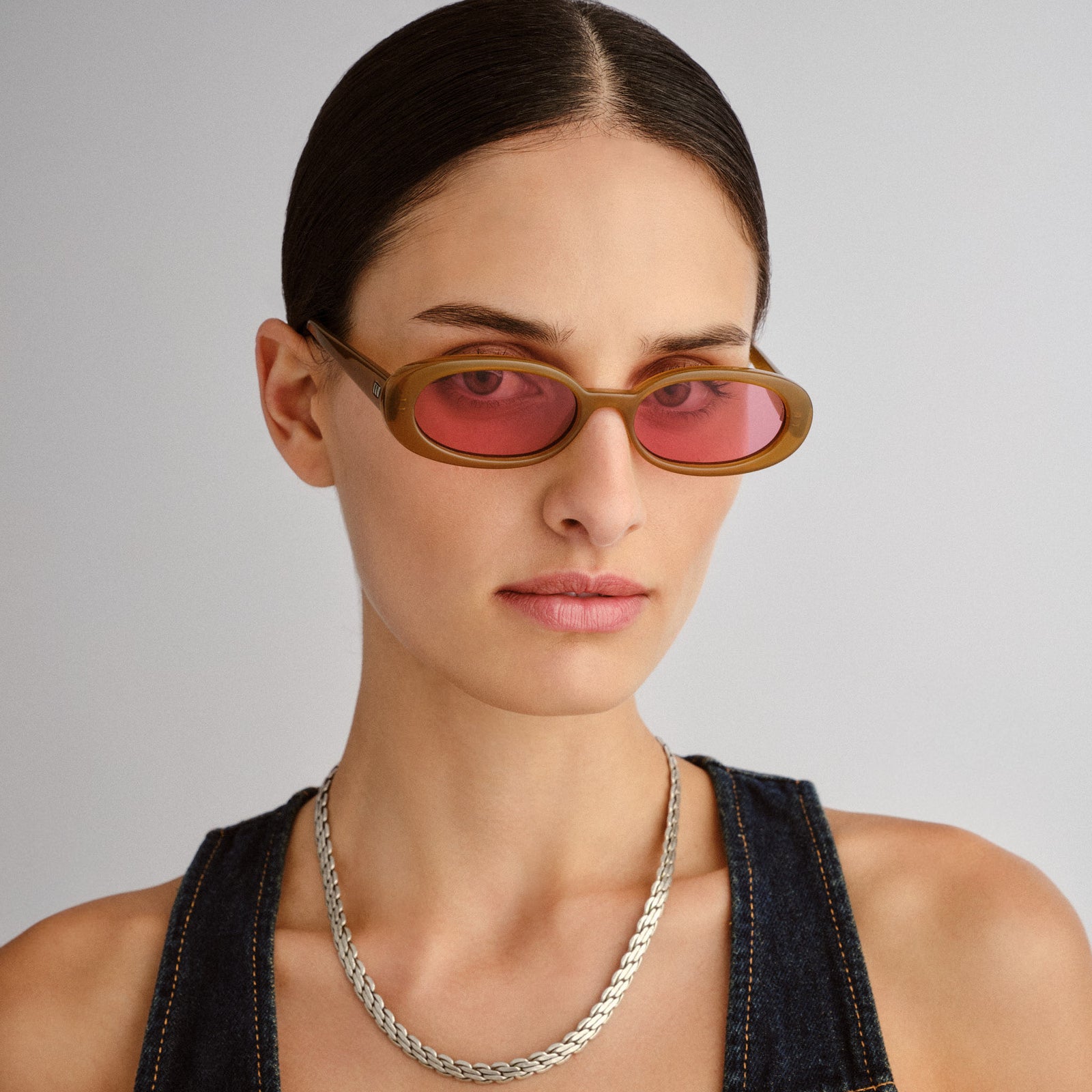 Outta Love Toffee Female Oval Sunglasses | Le Specs