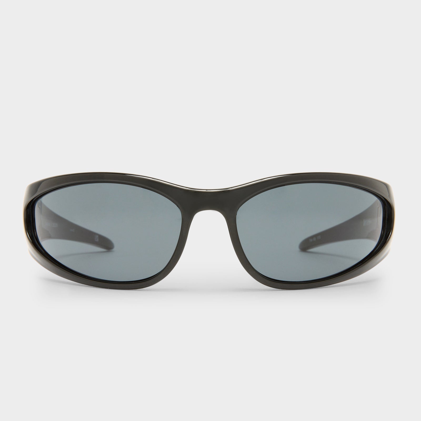 Phishing Black Uni-Sex Wrap Sunglasses | Le Specs
