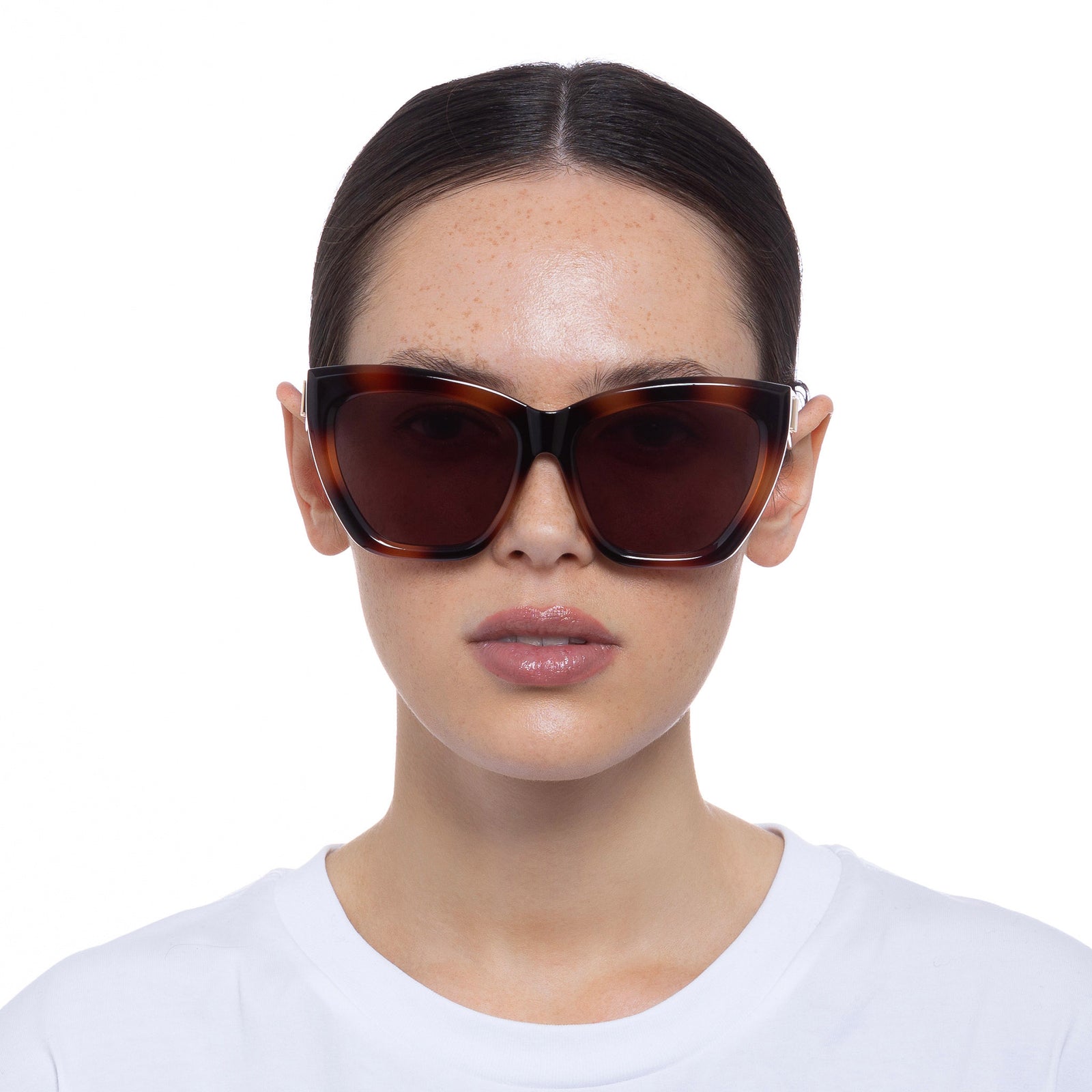 Vamos Tort Female Cat-Eye Sunglasses | Le Specs