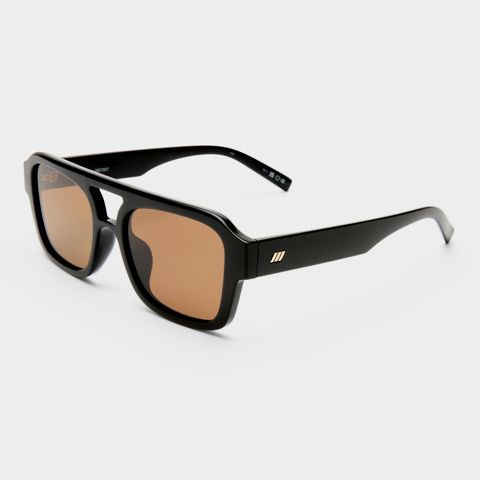 Subzero + Black Uni-Sex Aviator Sunglasses | Le Specs