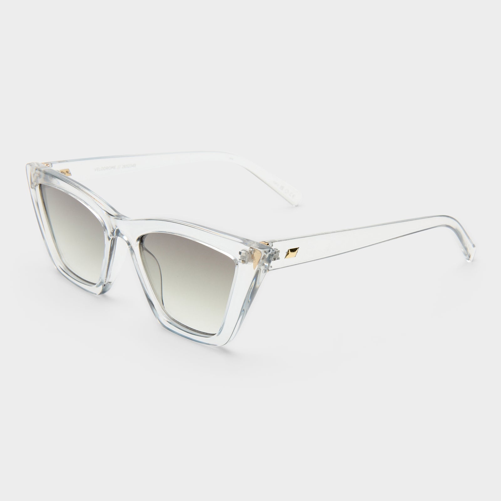 Velodrome Smoke Female Cat-Eye Sunglasses | Le Specs
