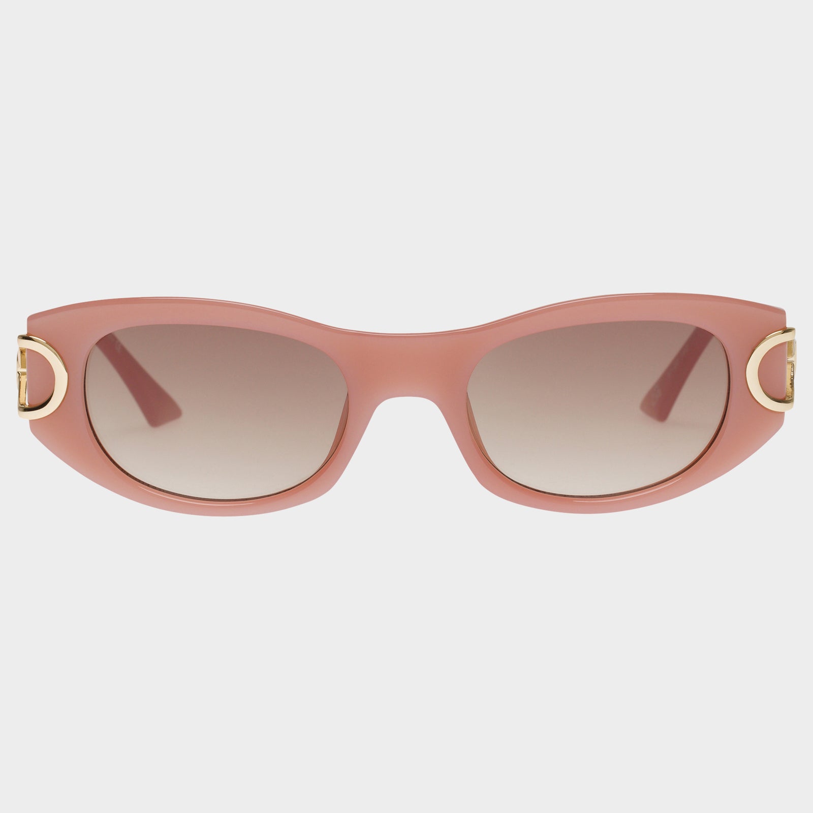 Hydrus Link Pink Female Oval Sunglasses | Le Specs