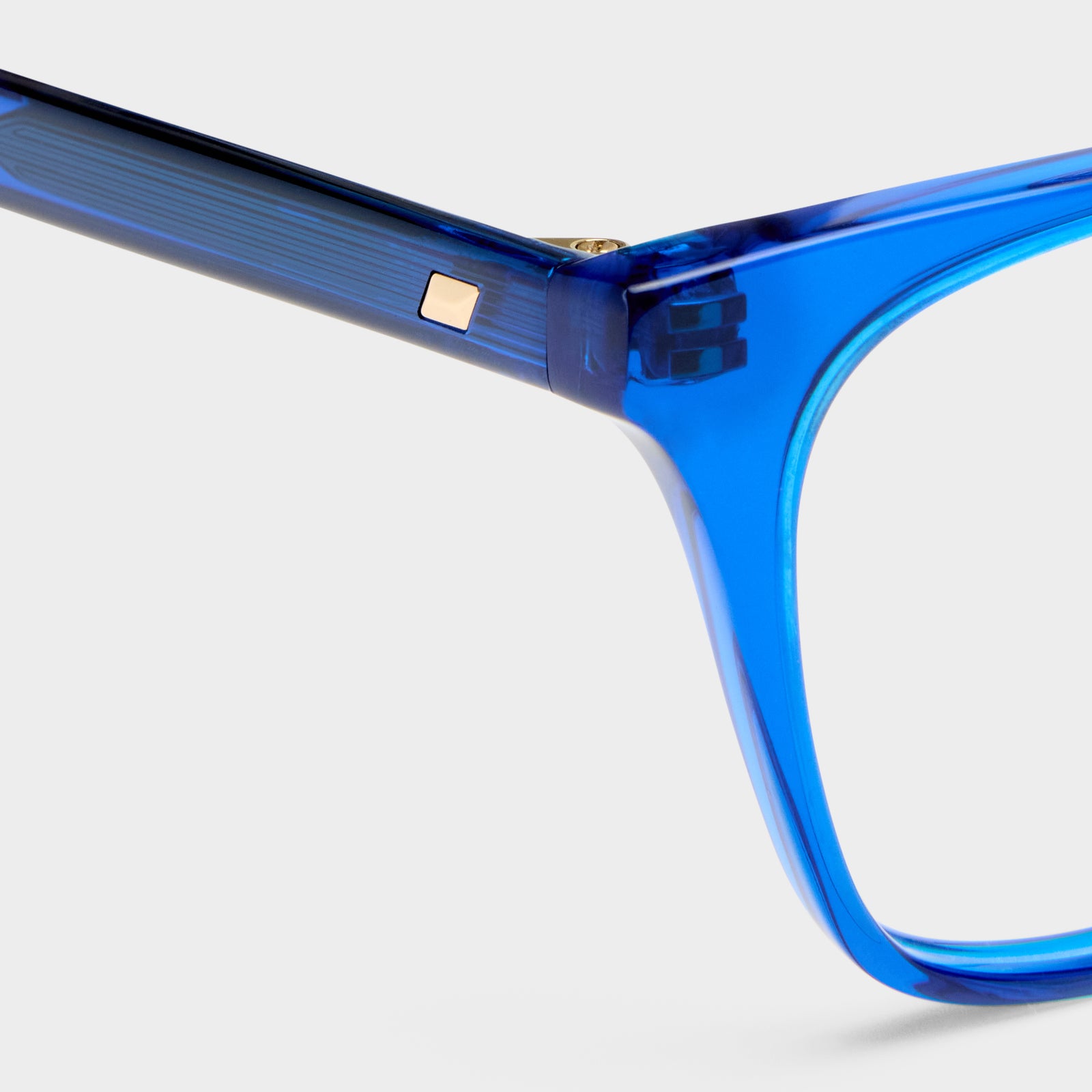 Off Script Cobalt Blue Uni-Sex Cat-Eye Optical Frames | Le Specs