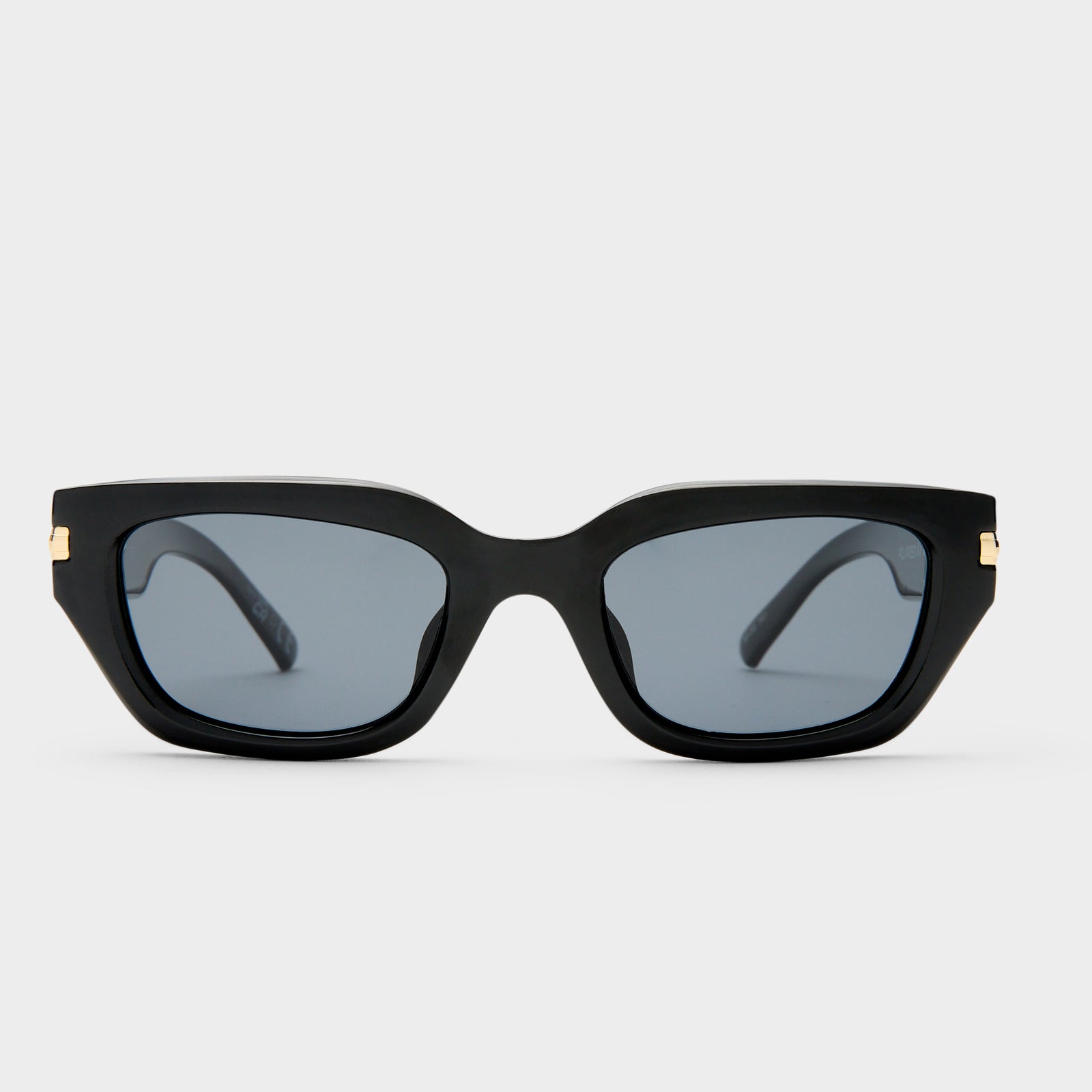 Cubito + Black Uni-Sex D-Frame Sunglasses | Le Specs