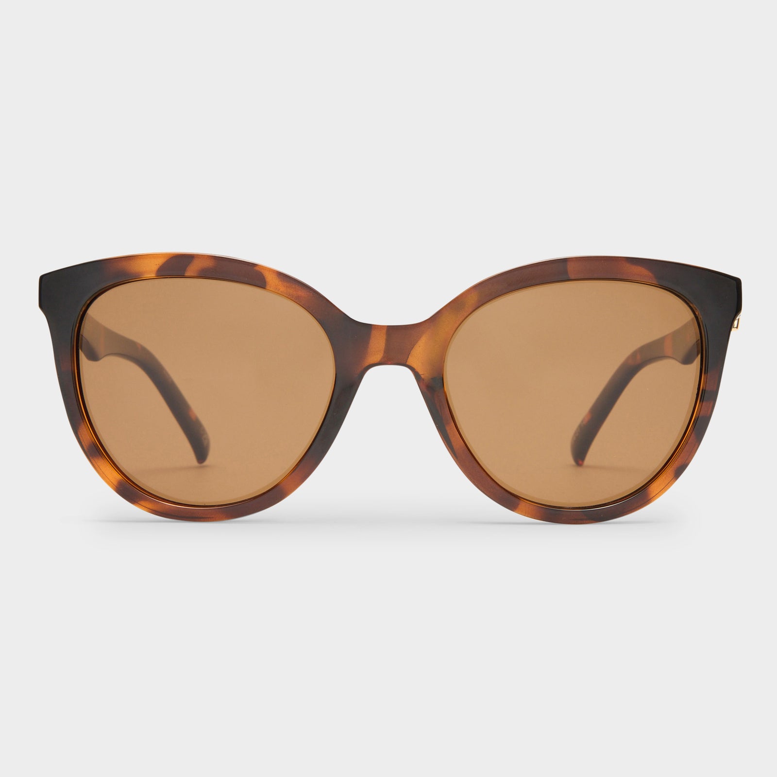 The Muse Tort Female Round Sunglasses | Le Specs