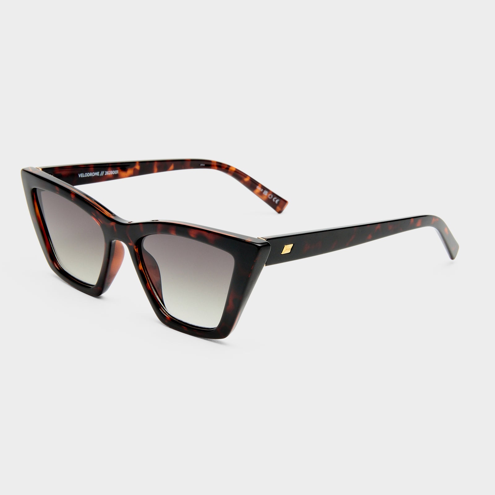Velodrome Dark Tort Female Cat-Eye Sunglasses | Le Specs