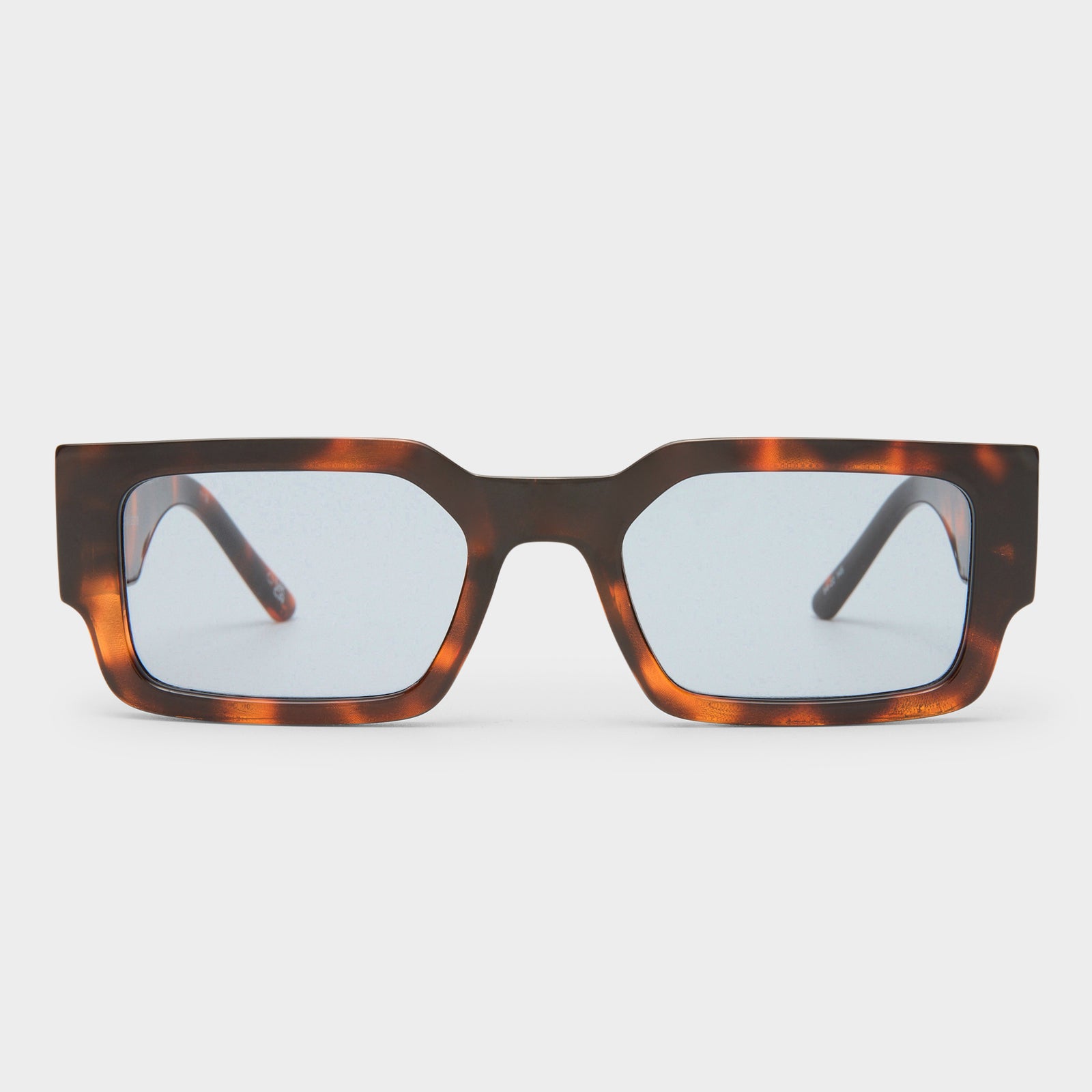 Contemplation Super Dark Tort Uni-Sex Rectangle Sunglasses | Le Specs