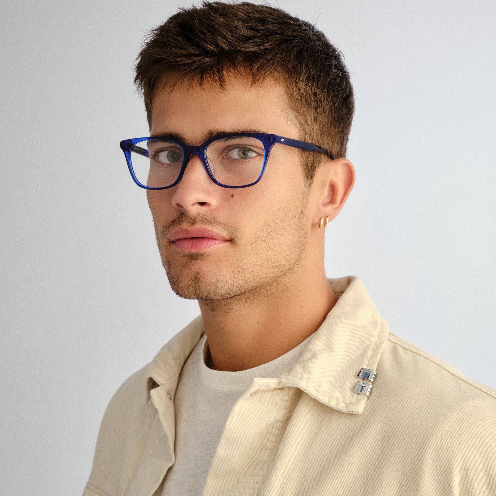 Off Script Cobalt Blue Uni-Sex Cat-Eye Optical Frames | Le Specs