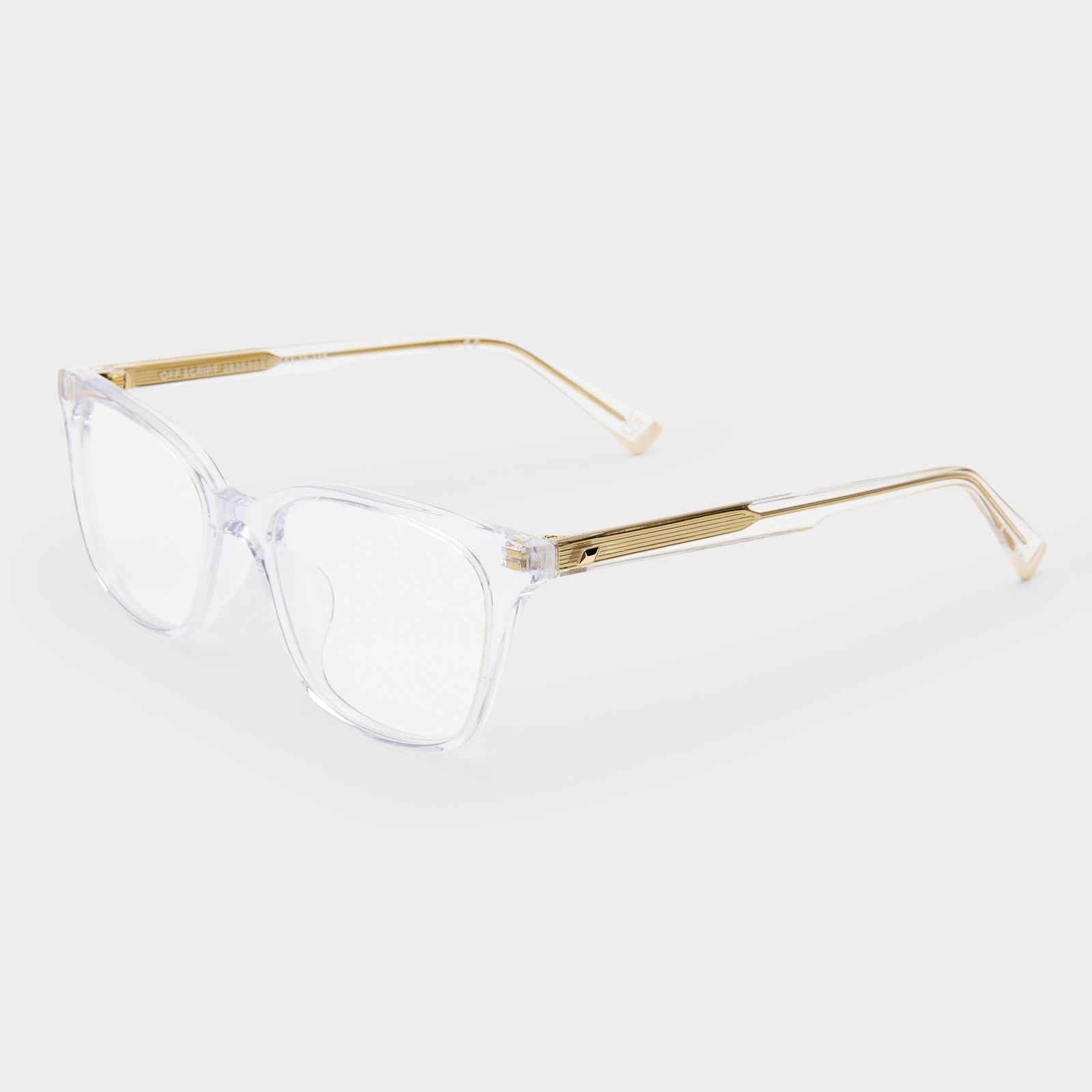 Off Script Clear Uni-Sex Cat-Eye Optical Frames | Le Specs