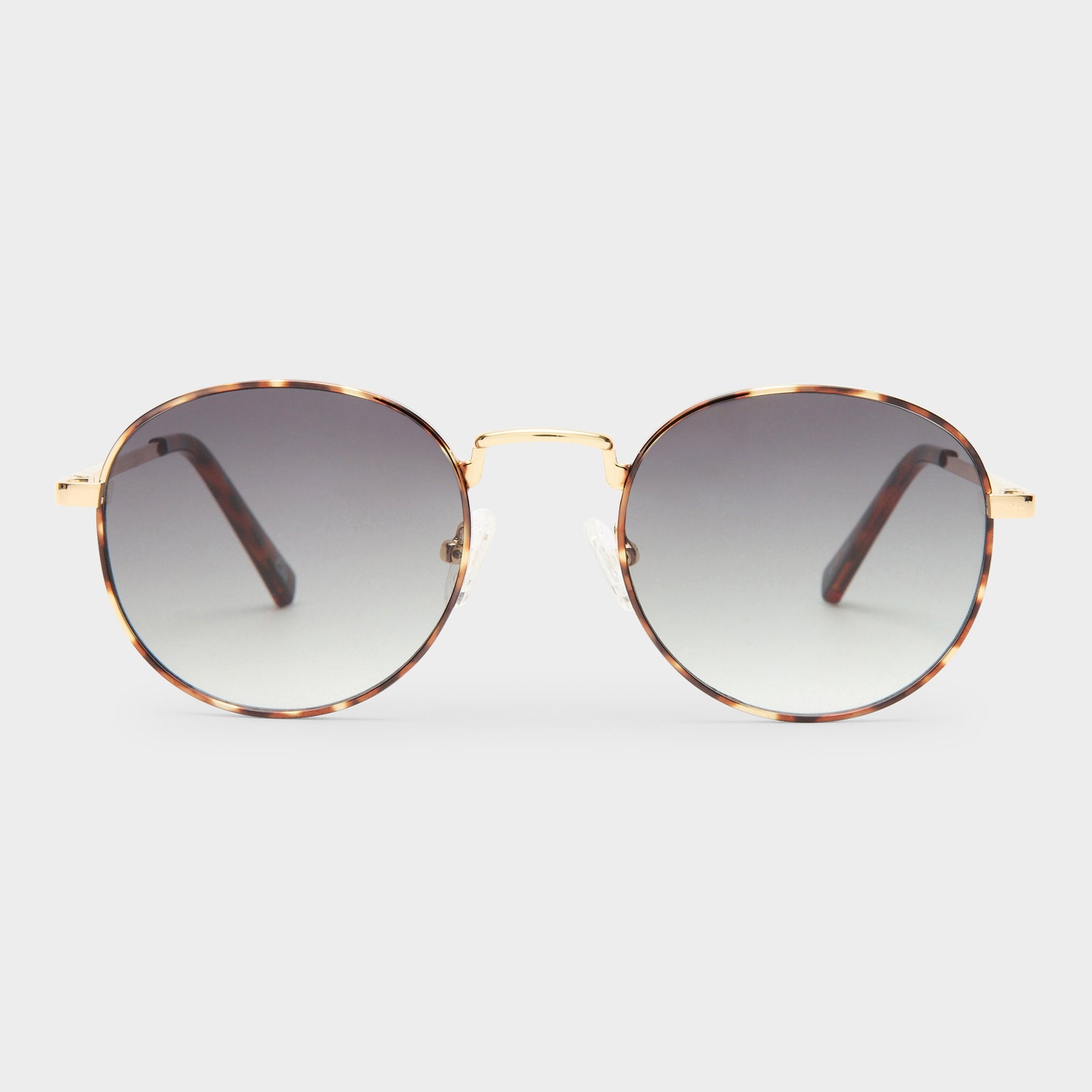 Lost Legacy Gold Tort Uni-Sex Round Sunglasses | Le Specs