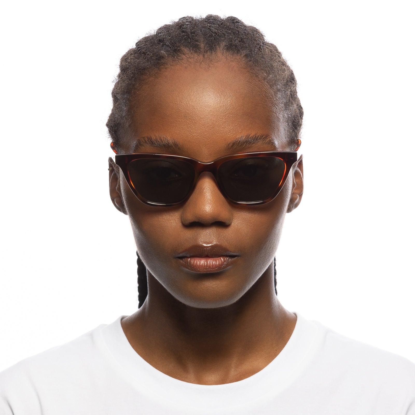 Unfaithful Toffee Tort Female Cat-Eye Sunglasses | Le Specs