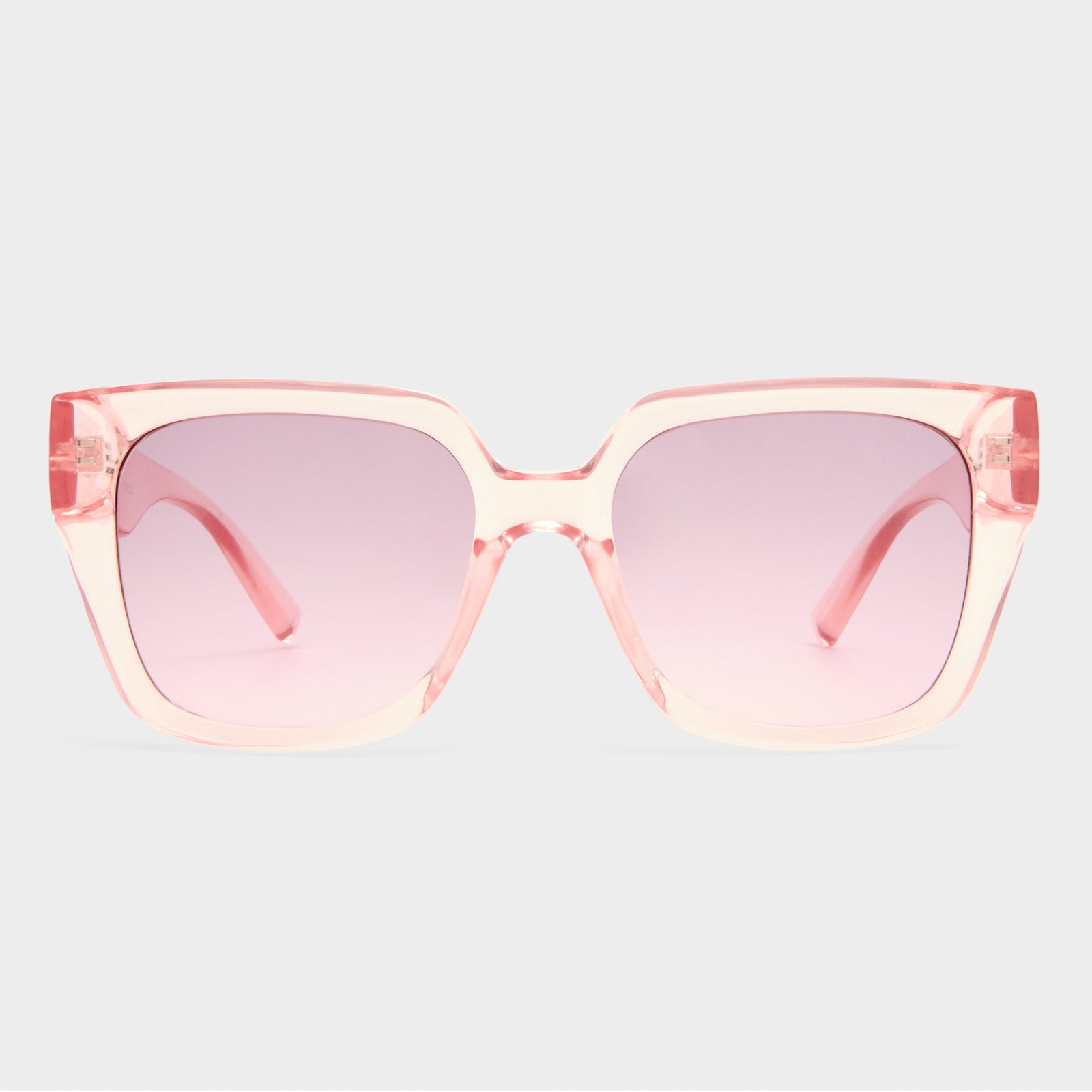 The Illusion French Rose Female Square Sunglasses | Le Specs