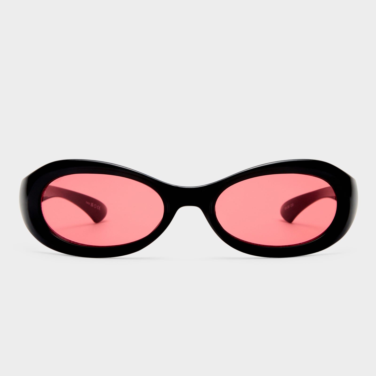 Nightcrawler Black Uni-Sex Oval Sunglasses | Le Specs