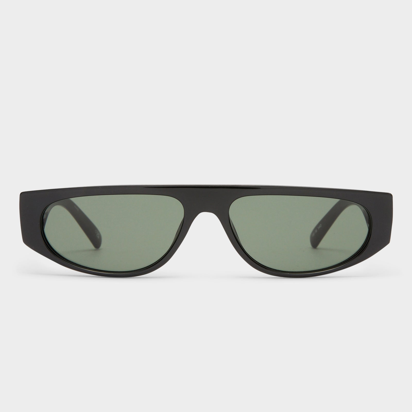 Le Ritual Black Uni-Sex D-Frame Sunglasses | Le Specs