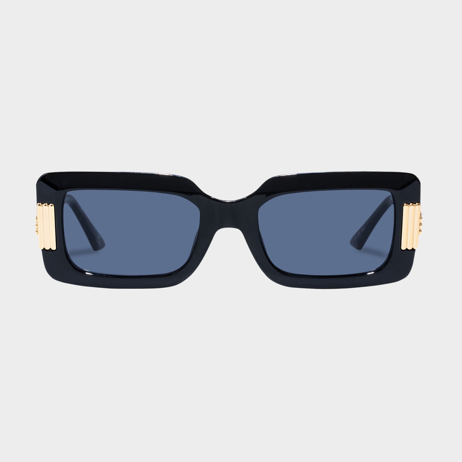 Orion Ridge Black Female Rectangle Sunglasses | Le Specs