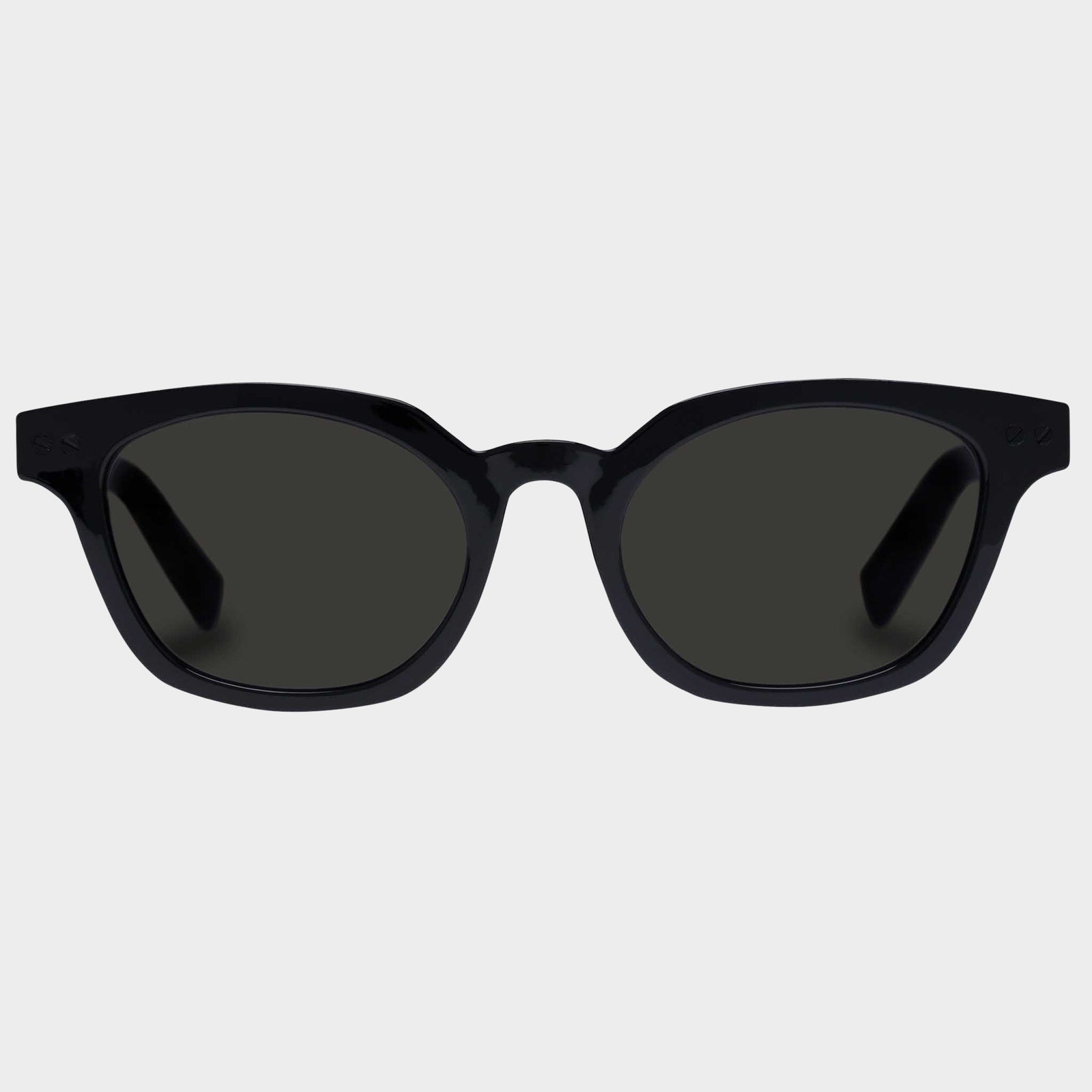 Facade Black Uni-Sex Square Sunglasses | Le Specs