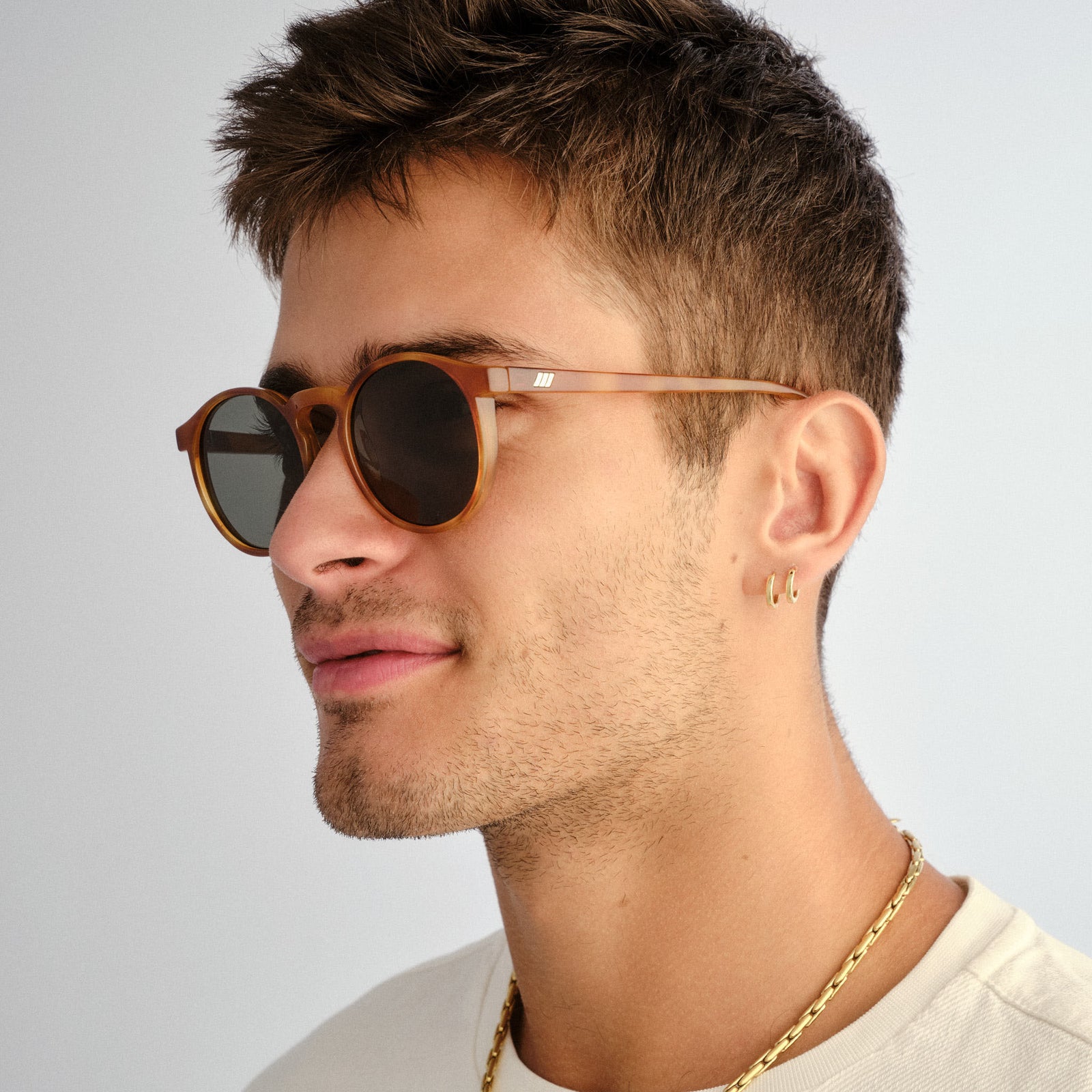 Teen Spirit Deux Tort Uni-Sex Round Sunglasses | Le Specs