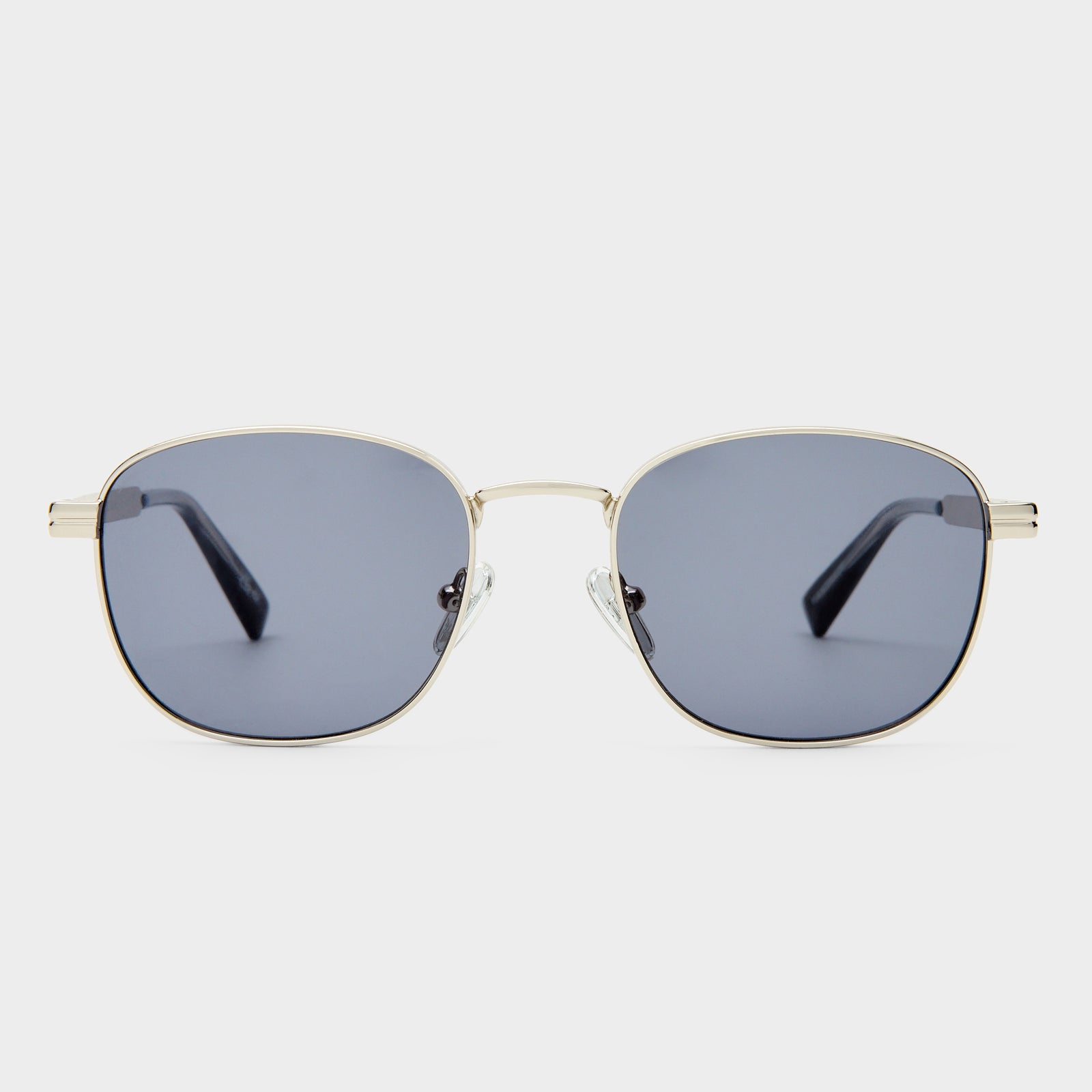 Zenith Silver Uni-Sex Square Sunglasses | Le Specs