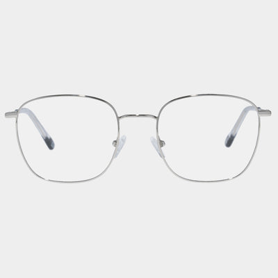 Web WE0230 Unisex Optical Frames - Silver Palladio Style, Size 56