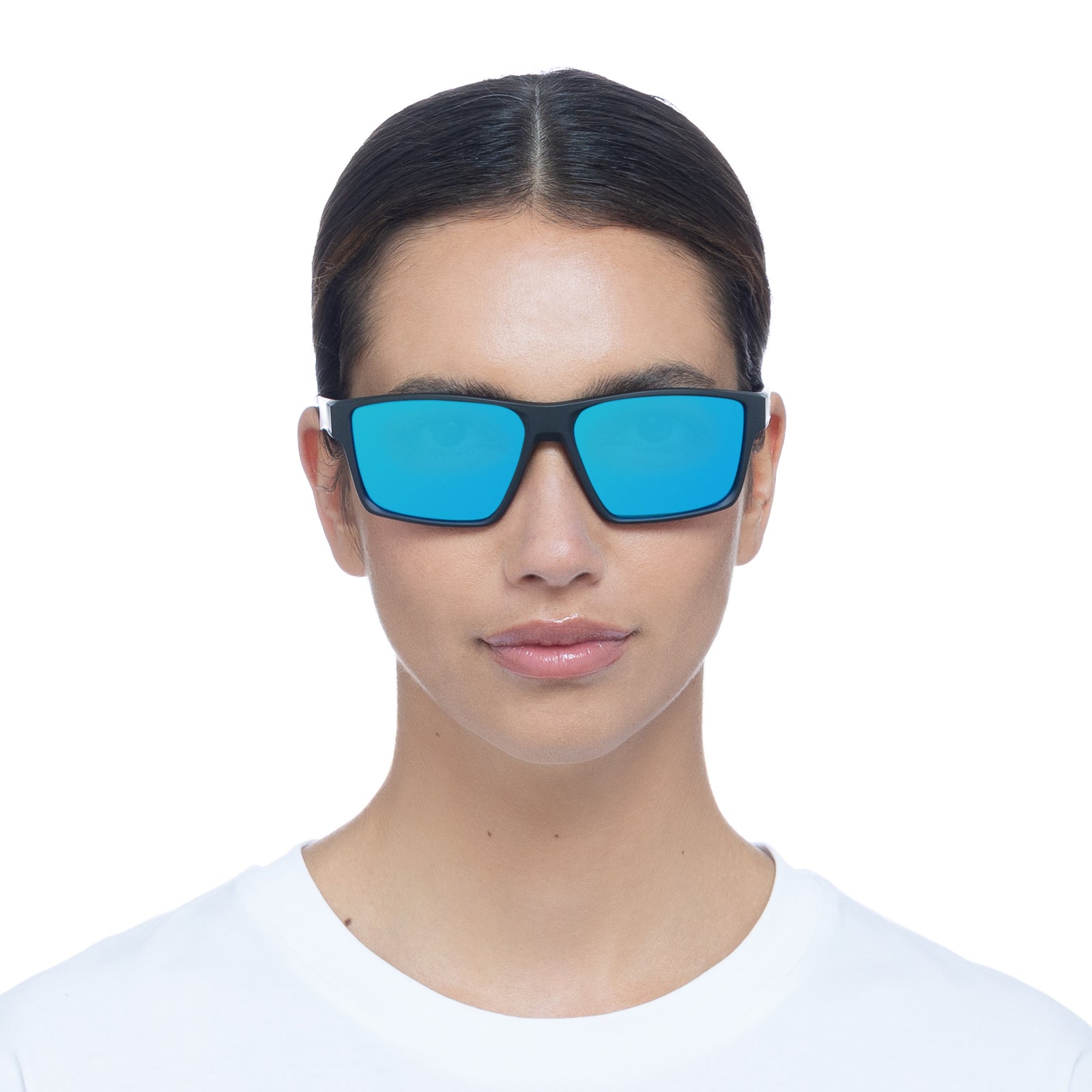 Dauntless Matte Black Uni-Sex Wrap Sunglasses | Le Specs