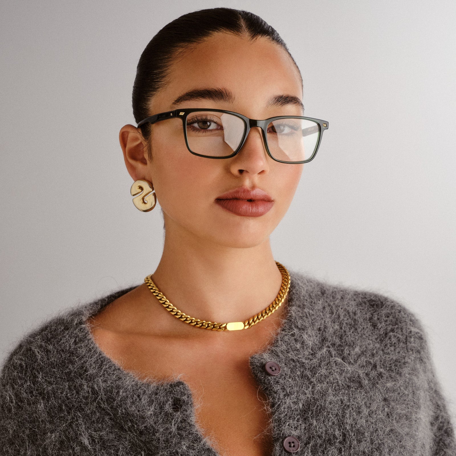 Powder Keg Khaki Uni-Sex D-Frame Optical Frames | Le Specs