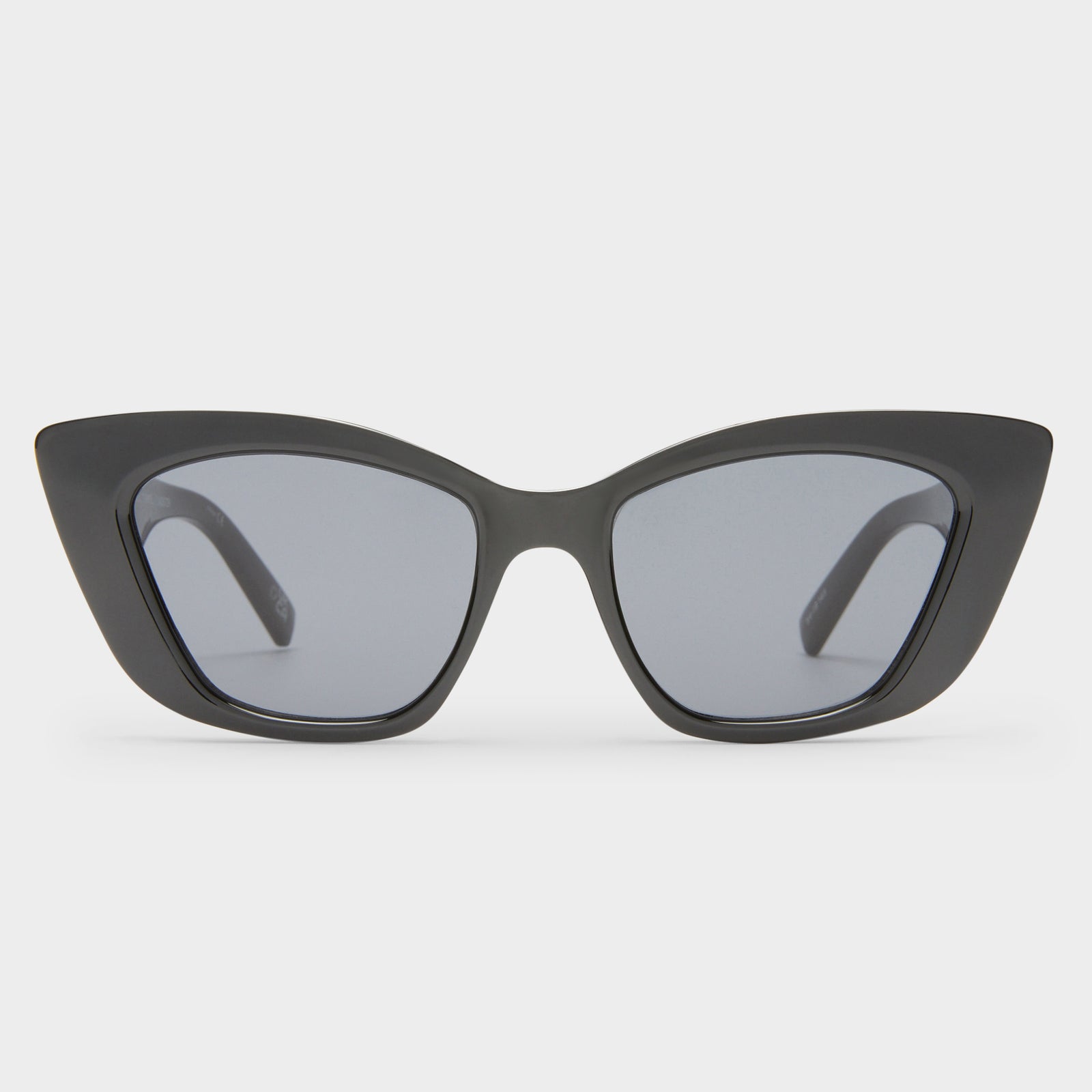 Tranquil Turmoil Black Female Cat-Eye Sunglasses | Le Specs