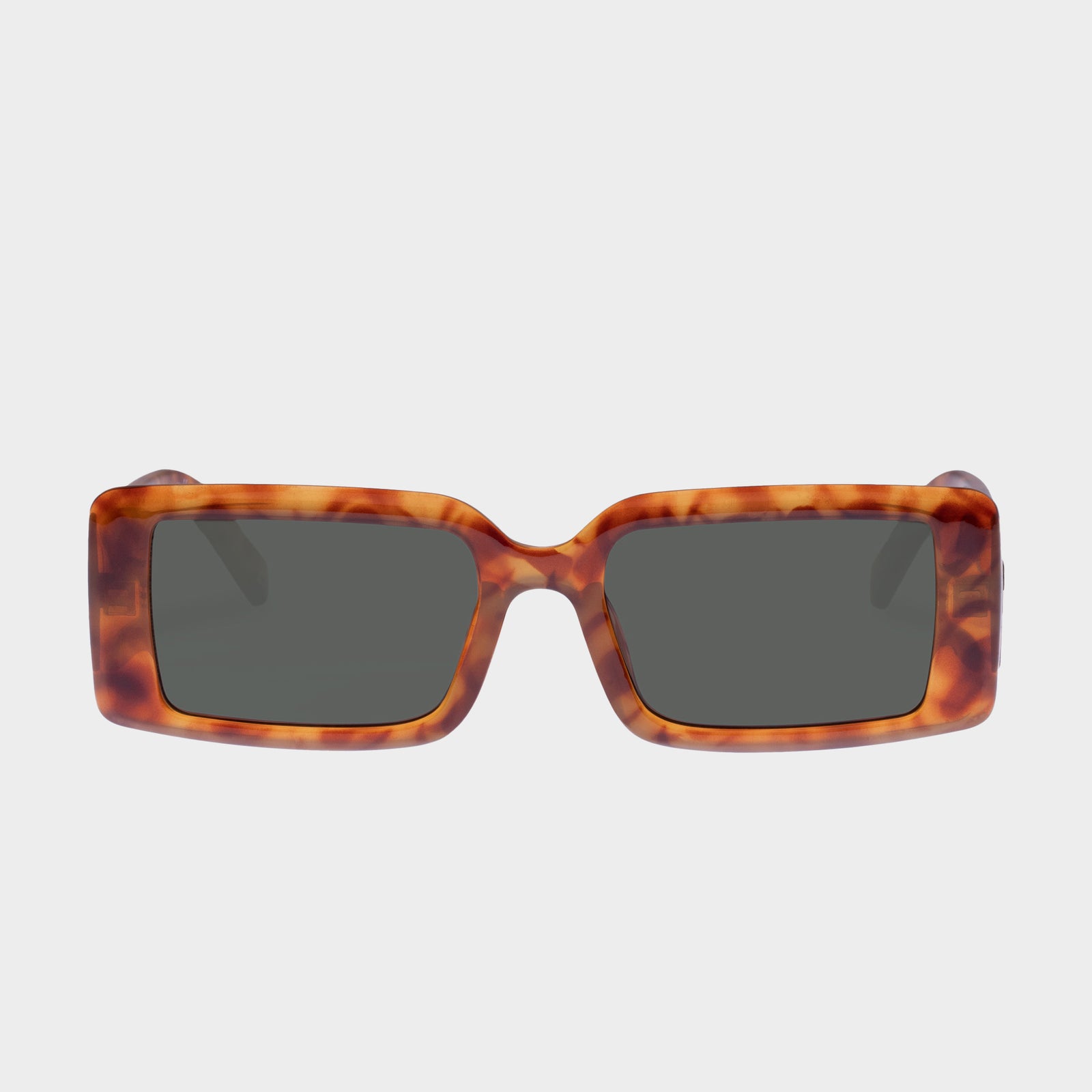 The Impeccable Alt Fit Toffee Tort Uni-Sex Rectangle Sunglasses | Le Specs