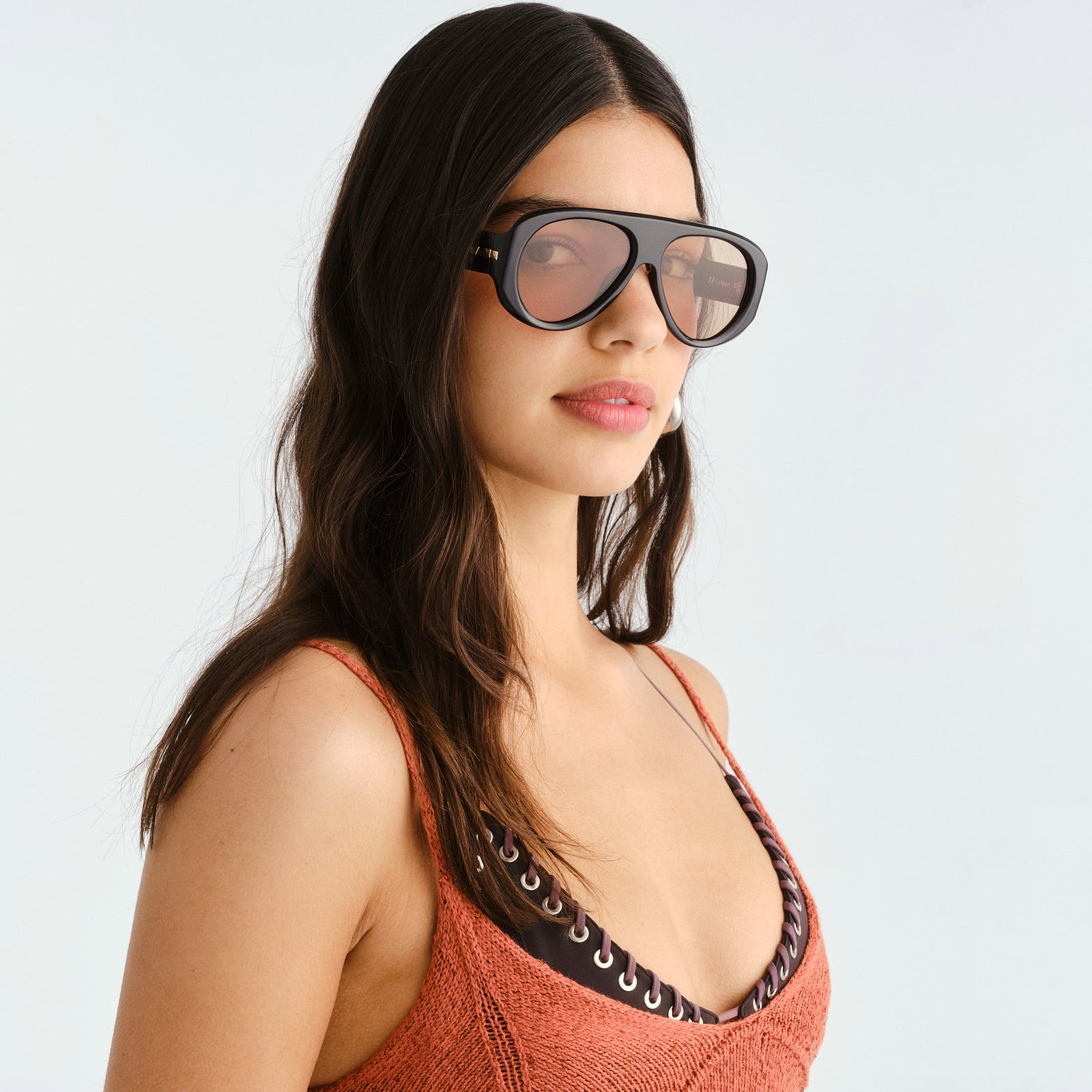 Dream Boat Black Uni-Sex Aviator Sunglasses | Le Specs