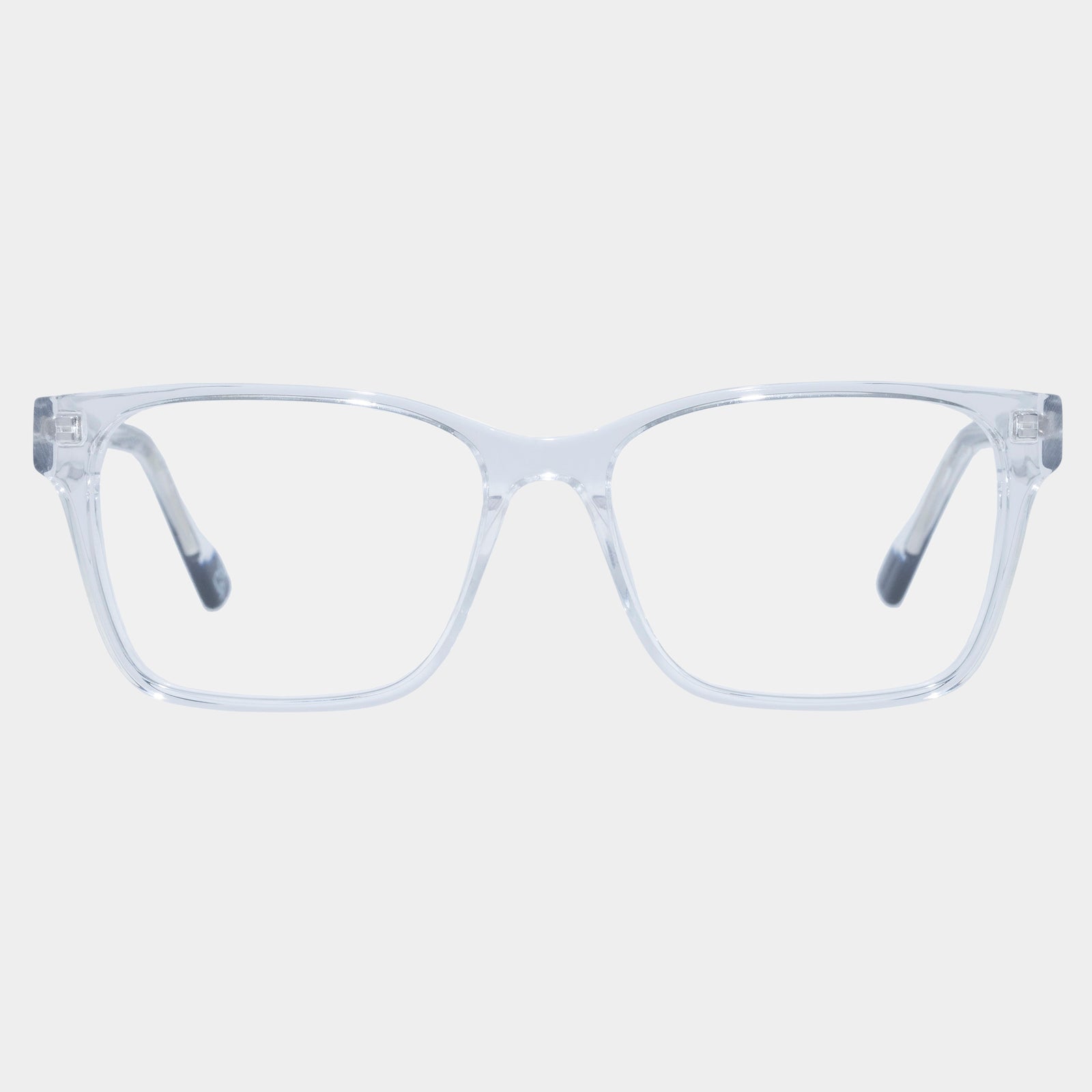 Kova Crystal Clear Male D-Frame Optical Frames | Le Specs