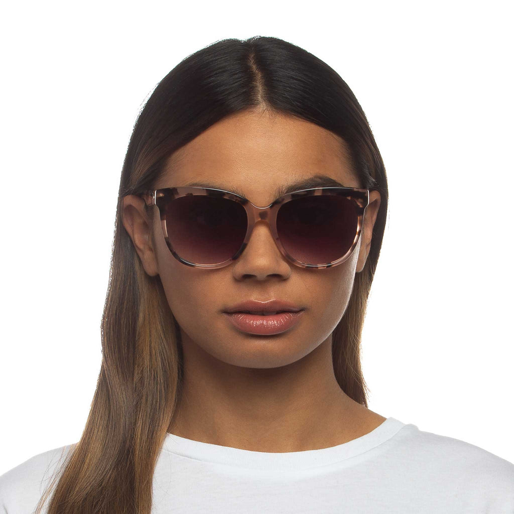 Oh Snap Rose Tort Women's Round Sunglasses | Le Specs
