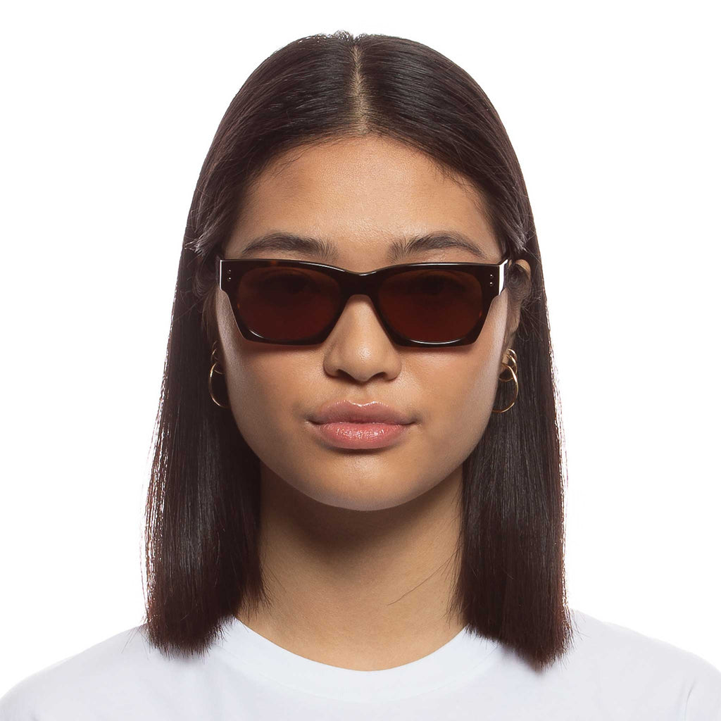 Dang It Dark Tort Uni Sex D Frame Sunglasses Le Specs 1699