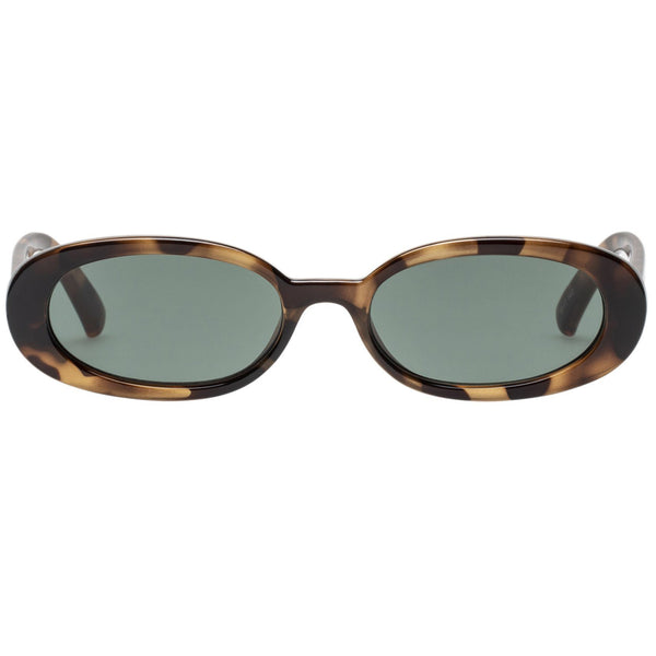 Outta Love Tort Uni-sex Oval Sunglasses | Le Specs