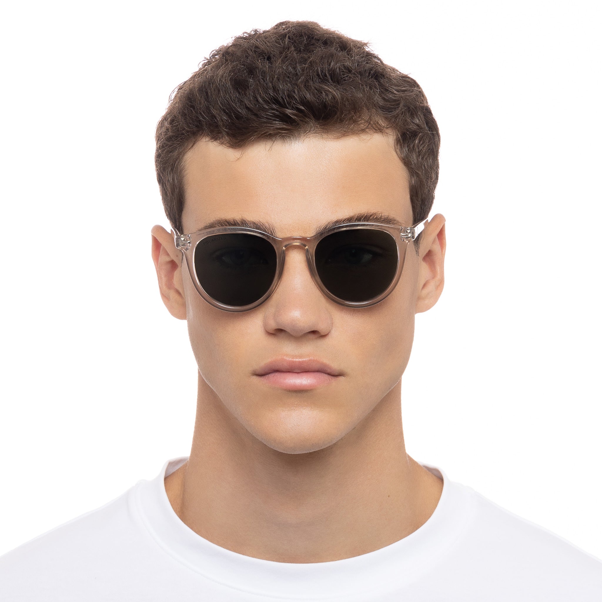 Fire Starter Stone Polarised Uni-sex Round Sunglasses | Le Specs
